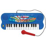 Lexibook Paw Patrol Elektronisch Keyboard, Piano met 32 toetsen, Microfoon voor zingen, 22 Demo-songs, Op batterijen werkt, blauw/rood, K703PA
