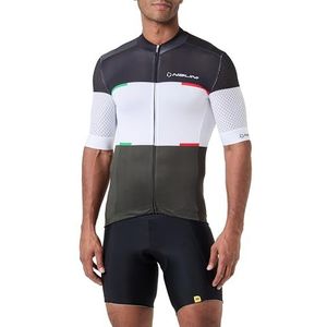 NALINI 03254701100C000.10 San Francisco Heren T-Shirt Black/Orange XS, zwart/oranje, XS