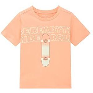 TOM TAILOR Jongens T-shirt 1035083, 31164 - Bright Peach Orange, 92-98