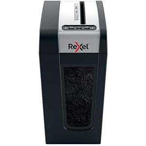 Rexel MC4-SL Stille Micro Papierversnipperaar, Versnippert 4 Vellen, Veiligheidsniveau P-5, Voor Thuiskantoor, Uitschuifbare Opvangbak Van 14 Liter, Stil En Compact, Secure Assortiment, 2020132