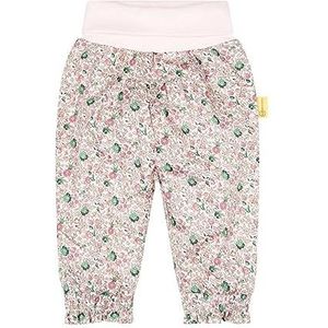 Steiff Katoenen broek voor babymeisjes, bedrukte broek, Barely pink., 92 cm