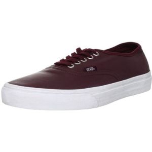 Vans U Authentic (leeftijd leer), uniseks sneakers, Rode Rot Oud Lederen Port Royale, 41.5 EU