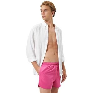 Koton Heren Trekkoord Pocket Detail Short Trunk Swim Wear, roze (255), M