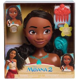 Just Play - Disney Princess Moana - Styling Hoofd - Meerkleurig - 26.04 cm