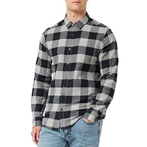 Only & Sons NOS Onsgudmund Ls Checked Shirt Noos vrijetijdshemd,grijs (Ggriffin Griffin),S