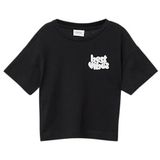 T-shirt - Katoenen Jersey - Boxy - Korte Mouwen - Ronde Hals