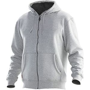 Jobman 515538-9198-5 Vintage-Hoodie gevoerde maat in grijs/donkergrijs, M XX-Large grijs/donkergrijs.