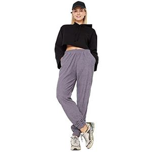 Trendyol Vrouwen Normale taille Skinny fit Losse Jogger Joggingbroek, Grijs, XS