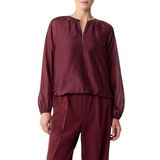 comma - Blouse - Lichtgewicht Katoen - O-vorm - Raglanmouwen