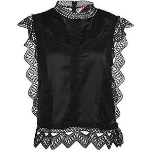 myMo ROCKS Damesblouse 21108798-MY080, zwart, XS, zwart, XS