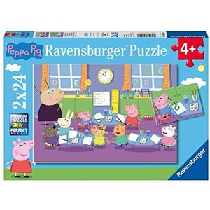 Ravensburger puzzel Peppa Pig - Twee puzzels - 24 stukjes - kinderpuzzel