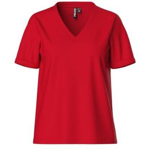 PIECES - PCRIA - T-shirt - Knalrood