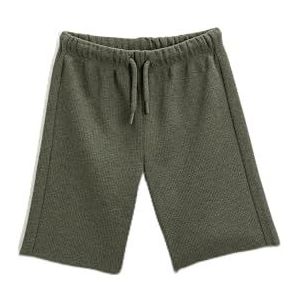 Koton Boys Trekkoord Basic Shorts Waffle Textured, kaki (876), 4-5 Jaren