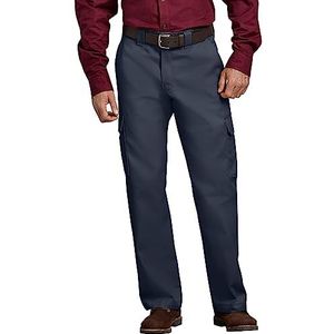 Dickies Relaxed Straight Fit Cargo Werkbroek voor heren, Donker marineblauw V1, 30W / 30L