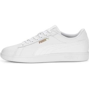 Puma Smash 3.0 L Sneaker heren, Puma Wit Puma Wit Puma Goud, 48 EU