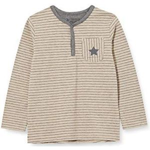 bellybutton Baby-jongens T-shirt met lange mouwen, Y/D Stripe | multicolored, 50 cm