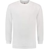 Tricorp 301008 casual sweatshirt, 60% gekamd katoen/40% polyester, 280 g/m², wit, maat XS