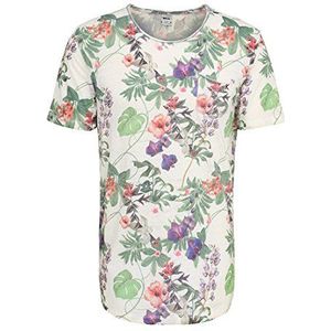 khujo Tupelo Burn Out Sublime T-shirt voor heren, wit (Off 109), S