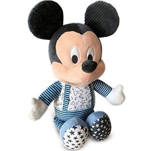 Clementoni 17394 Disney Baby Mickey Goodnight pluche, educatief speelgoed voor peuters, eenheidsmaat