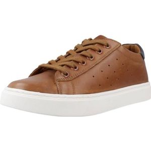 Geox J NASHIK Boy A Sneaker, cognac/navy, 31 EU, Cognac Navy, 31 EU