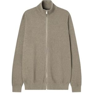 SPRINGFIELD Gebreid vest voor, middenbruin, taupe, M