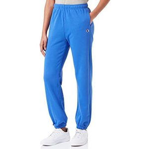 Champion Rochester 1919-Champion Logo High Waist Boyfriend Elastische Cuff Trainingsbroek, Kobaltblauw (ETR), XL voor dames, Kobaltblauw (Etr), XL