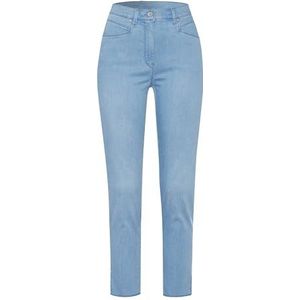 Raphaela by Brax Luca 6/8 deco light denim in een 5-pocket-vorm in 6/8-lengte, 29 Bleek Lichtblauw Licht Gebruikt, 31W / 32L