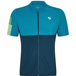 Ziener Norgan Fietsshirt voor heren, mountainbike, racefiets, ademend, sneldrogend, elastisch, korte mouwen (1 stuk)