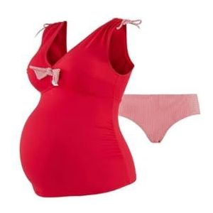 Cache Coeur St Tropez Tankini-set voor dames, Rood, S