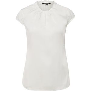 comma Satijnen blouse met plooien, 0120, 40