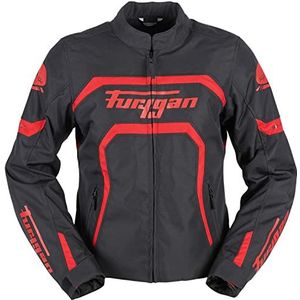 Furygan Mystic EVO sportuitrusting voor fans, dames, zwart-rood (meerkleurig), maat XXL