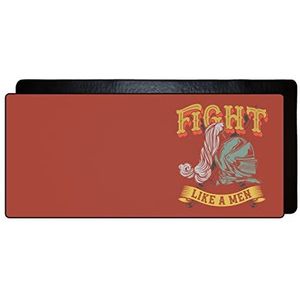 Bonamaison, Rechthoek Digitaal Bedrukt Gaming-muismat voor gamers, antislip onderkant, voor kantoor en thuis, enkelspeler-games L, afmetingen: 90 x 40 cm