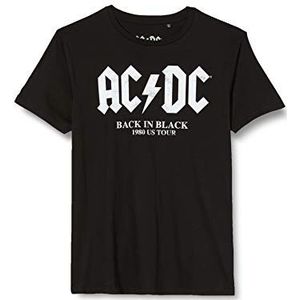 AC/DC T-shirt voor jongens, zwart., 12 Jaren