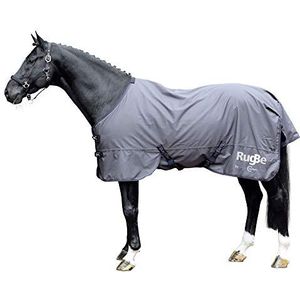 Kerbl Outdoordeken RugBe Zero, paardendeken weidedeken regendeken, grijs 145 cm