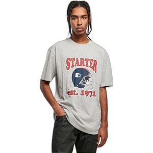 STARTER BLACK LABEL Men's Starter Football Tee T-shirt, heathergrey, S, HEATHERGREY, S
