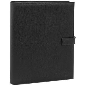 COMIX U - Business folder, met tabletvak, kaartsleuven, telefoonhouder, houder en pennen, 23 x 28 x 3,5 cm, open 47,5 x 28 cm - zwart