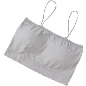 qingfengxia Vrouwen BH-9 Bikini stijl ondergoed, grijs (grijs chiné 14), one size, Grijs (Grijs Chiné 14), Eén Maat