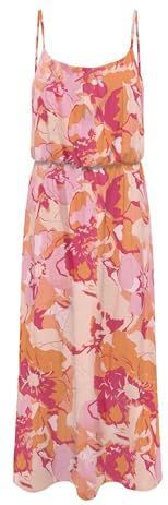 ONLY - ONLNOVA - Jurk - Oranje - Gevoerde Zoom/Rand - Mouwloos