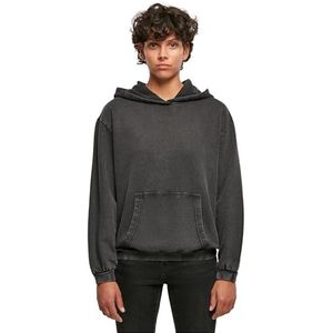 Build Your Brand Acid Washed Oversize Hoodie