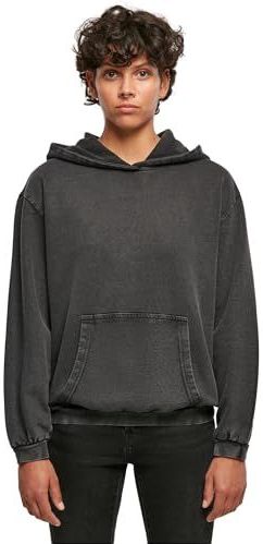 Build Your Brand Acid Washed Oversize Hoodie