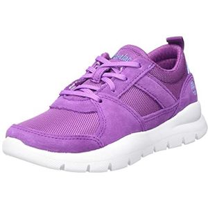 Timberland Boroughs Project L/F Ox (Youth) Sneaker, Medium Purple Suede, 34 EU