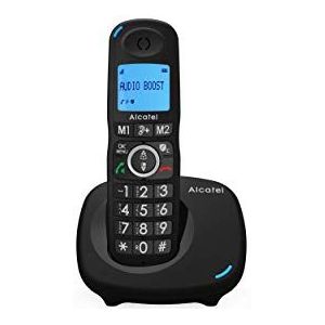 ALCATEL XL 595 B zwart, seniorentelefoon met blokkering van per ongeluk oproepen