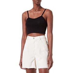 7 For All Mankind Billie Denim Shorts, Ecru, Regular