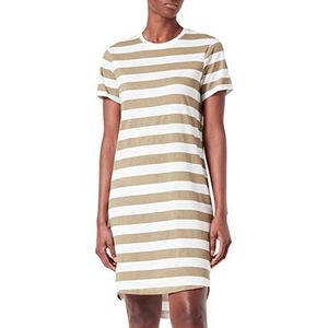 ONLY Onlmay S/S Stripe Dress JRS jurk voor dames, Zeemeerminstaart: cloud dancer (Kia), XS