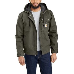 Carhartt Bartlett Herenjas, normale en grote en lange maat, werkkleding, mos, XL