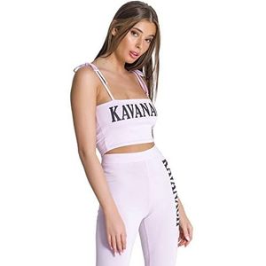 Gianni Kavanagh Lavender Kavanagh Crop Top voor dames, Lavendel, XL