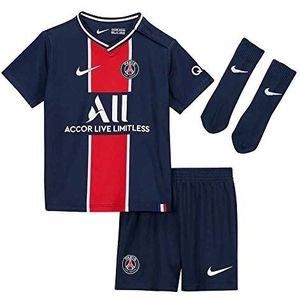 Nike PSG I NK BRT KIT HM voetbalset unisex kinderen midnight navy/(wit) (volledige sponsor), 24-36M