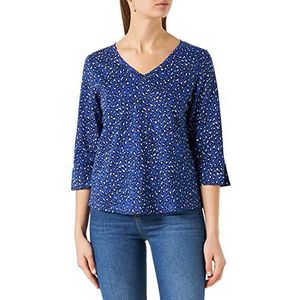 Part Two RiekesPW TS Regular Fit 3/4 mouwen T-shirt, Bluing Leo Print, 3XL Vrouwen, Bluing Leo Print, 3XL