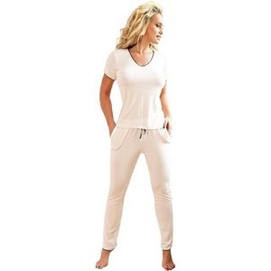 KALIMO Seram pyjamaset voor dames, Ecru, XXL