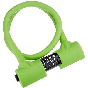 Prophete Unisex - volwassene beugelslot Memory Lock, Afmetingen: 800 mm, Ø 15 mm, groen, één maat
